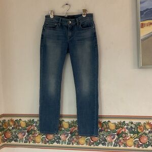 Lucky Brand Lolita Capri Jeans, Size 4/27, Light Blue Denim